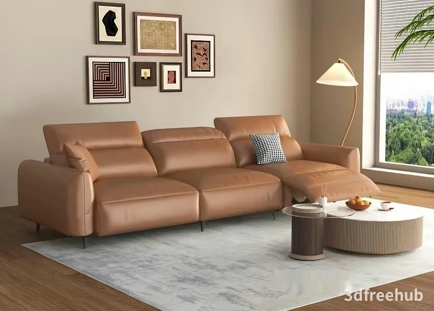 Modern Living Room 3D Model – 20281 – VRAY Render