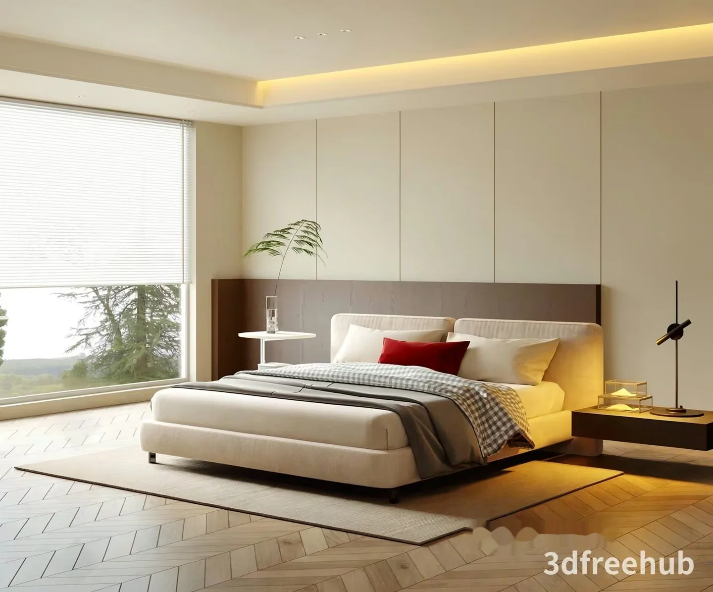 Cozy Bedroom 3D Model – 21951 – VRAY Render