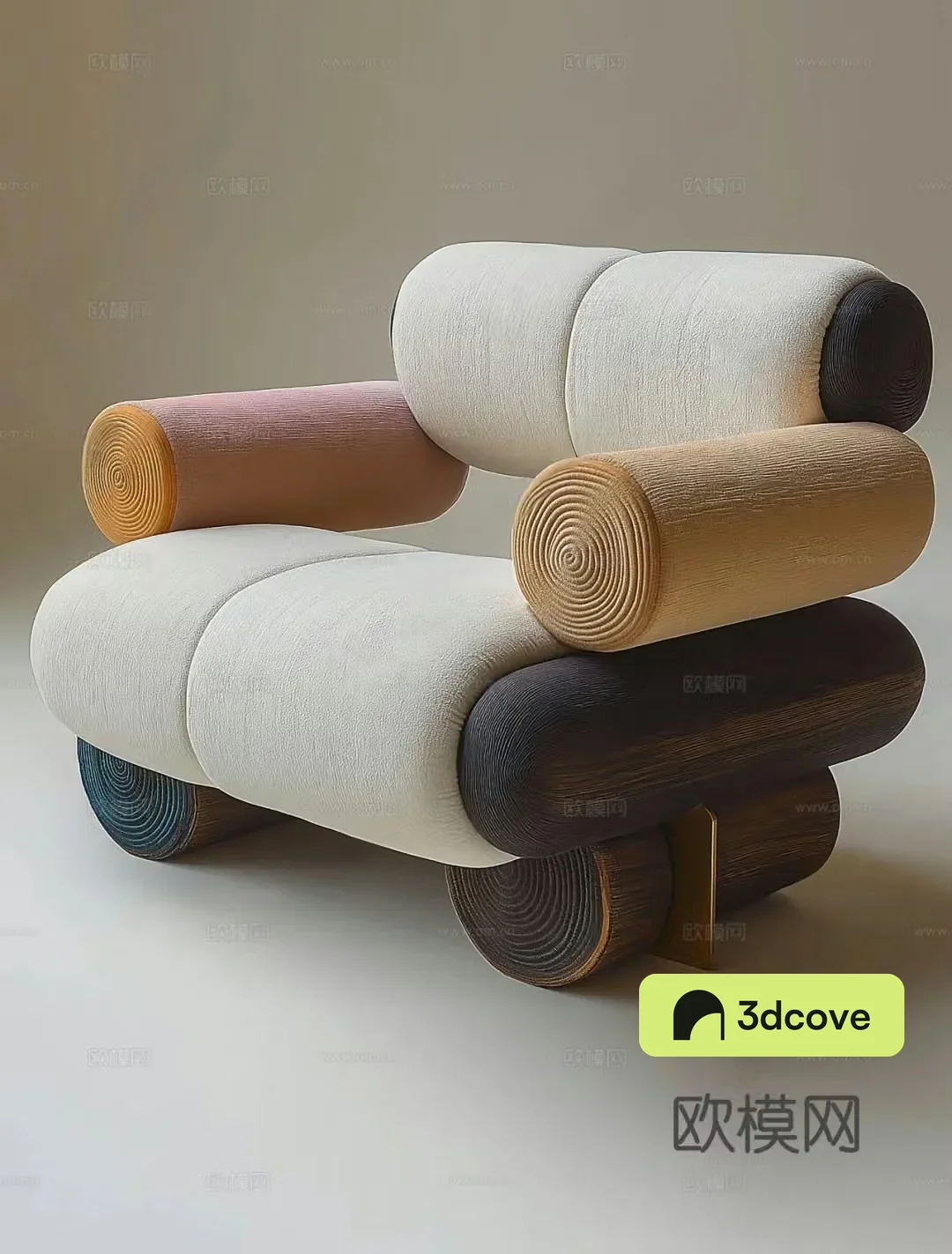 Italian leisure chair sofa chair book chair cloth chair