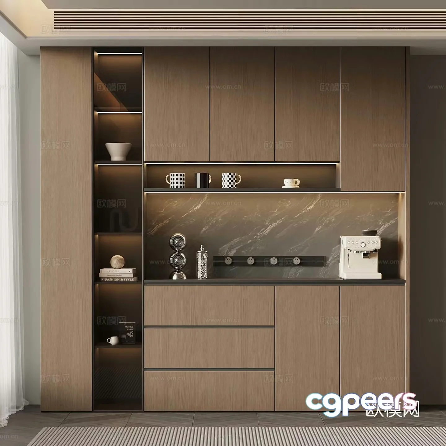 Italian sideboard 3D model