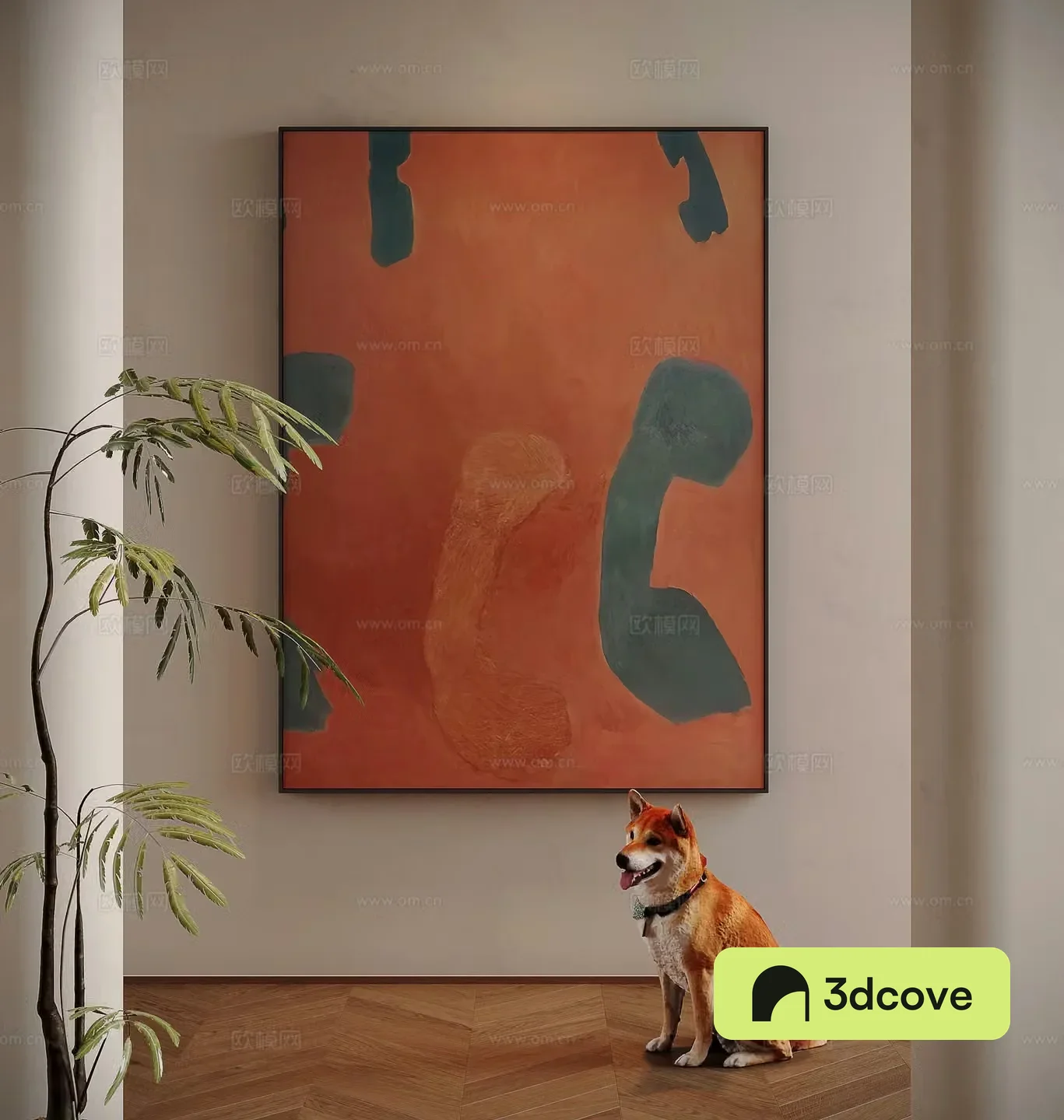 Modern abstract painting decorative painting