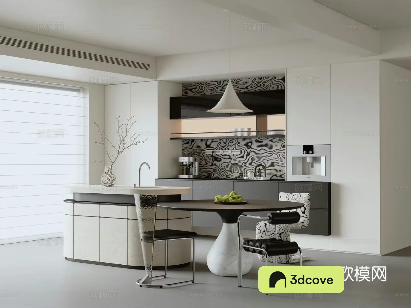 Modern minimalist restaurant