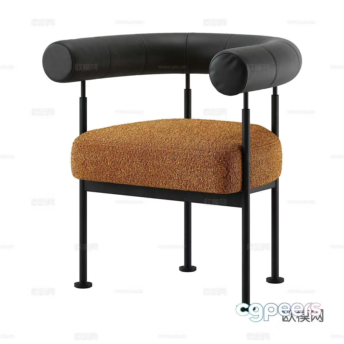 Modern simple single sofa single sofa simple sofa living room single sofa 3d model