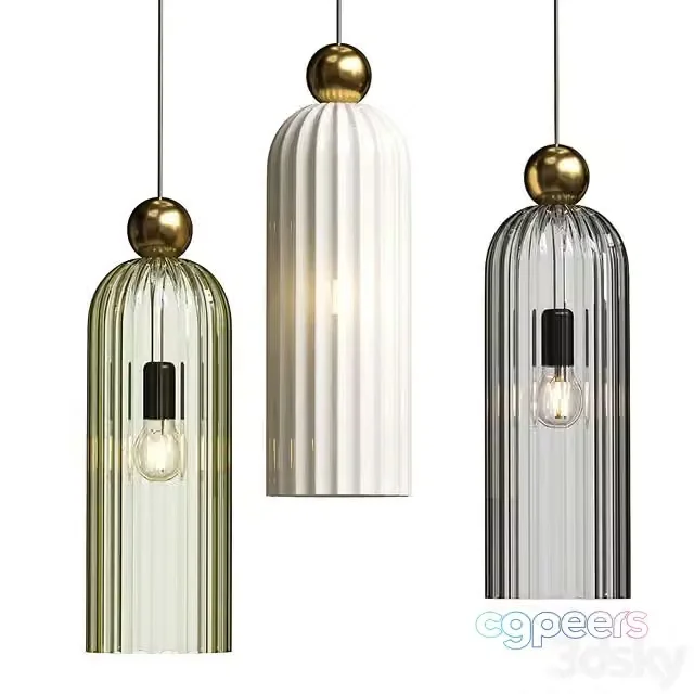 3ds Max Free – Pendant lamp Antic