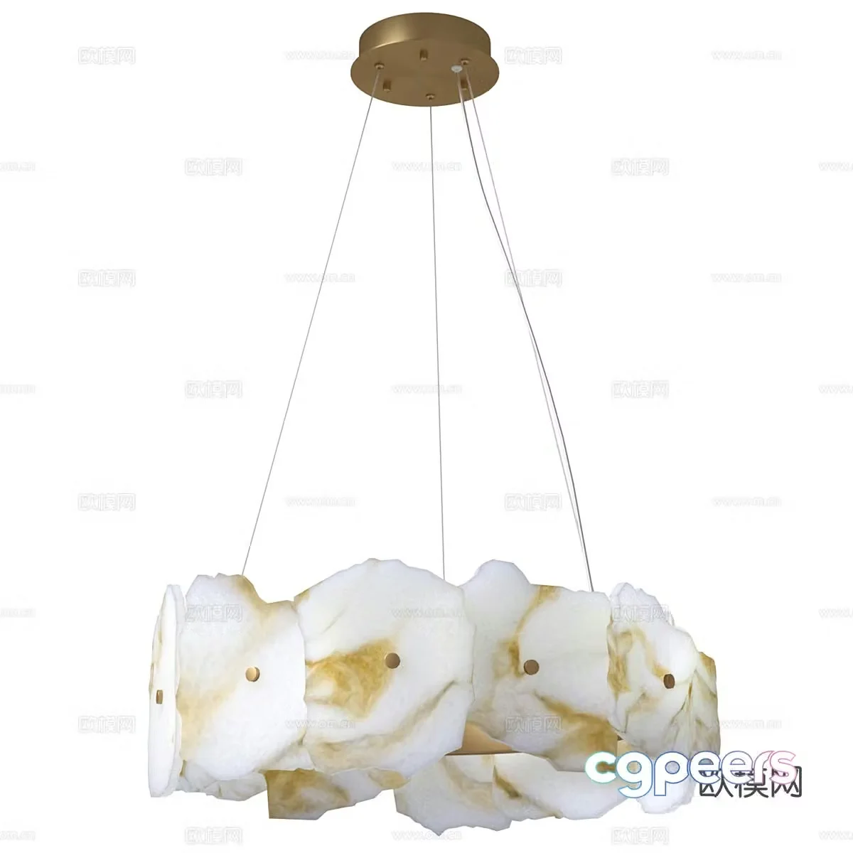 Modern simple chandeliers chandeliers simple chandeliers dining chandeliers living room chandeliers lamps 3D model