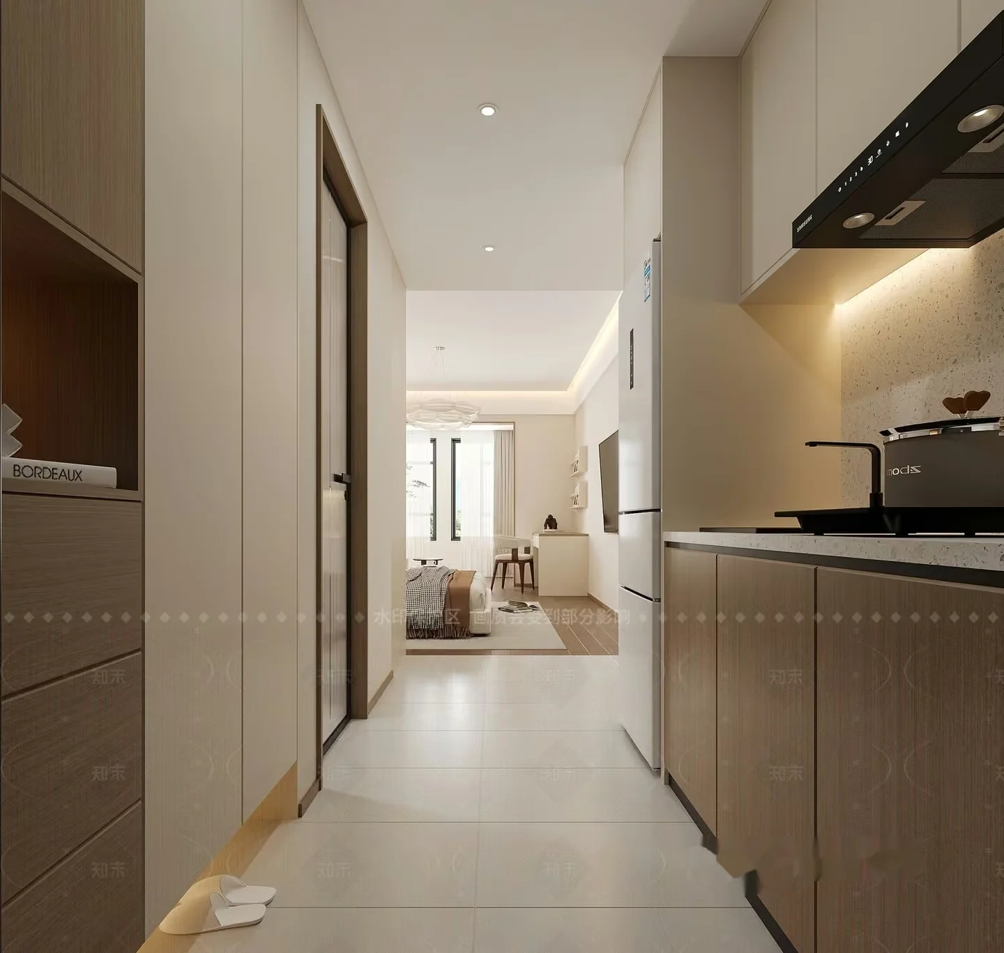 Modern Kitchen 3D Model – 9103 – VRAY Render