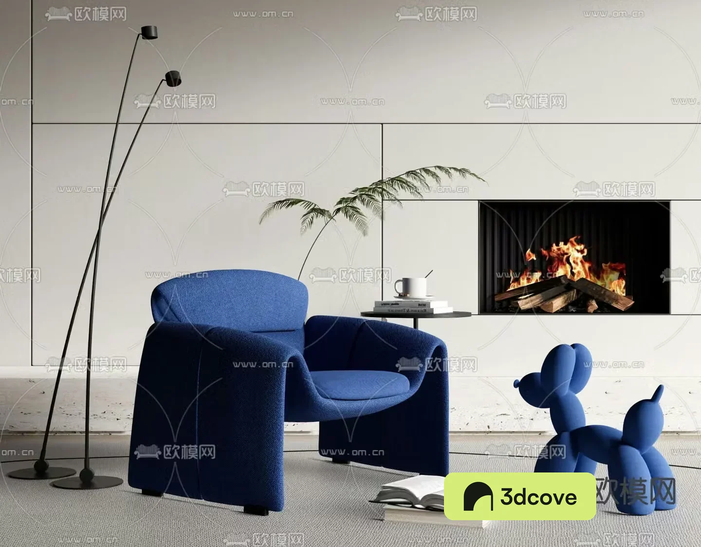Modern single sofa