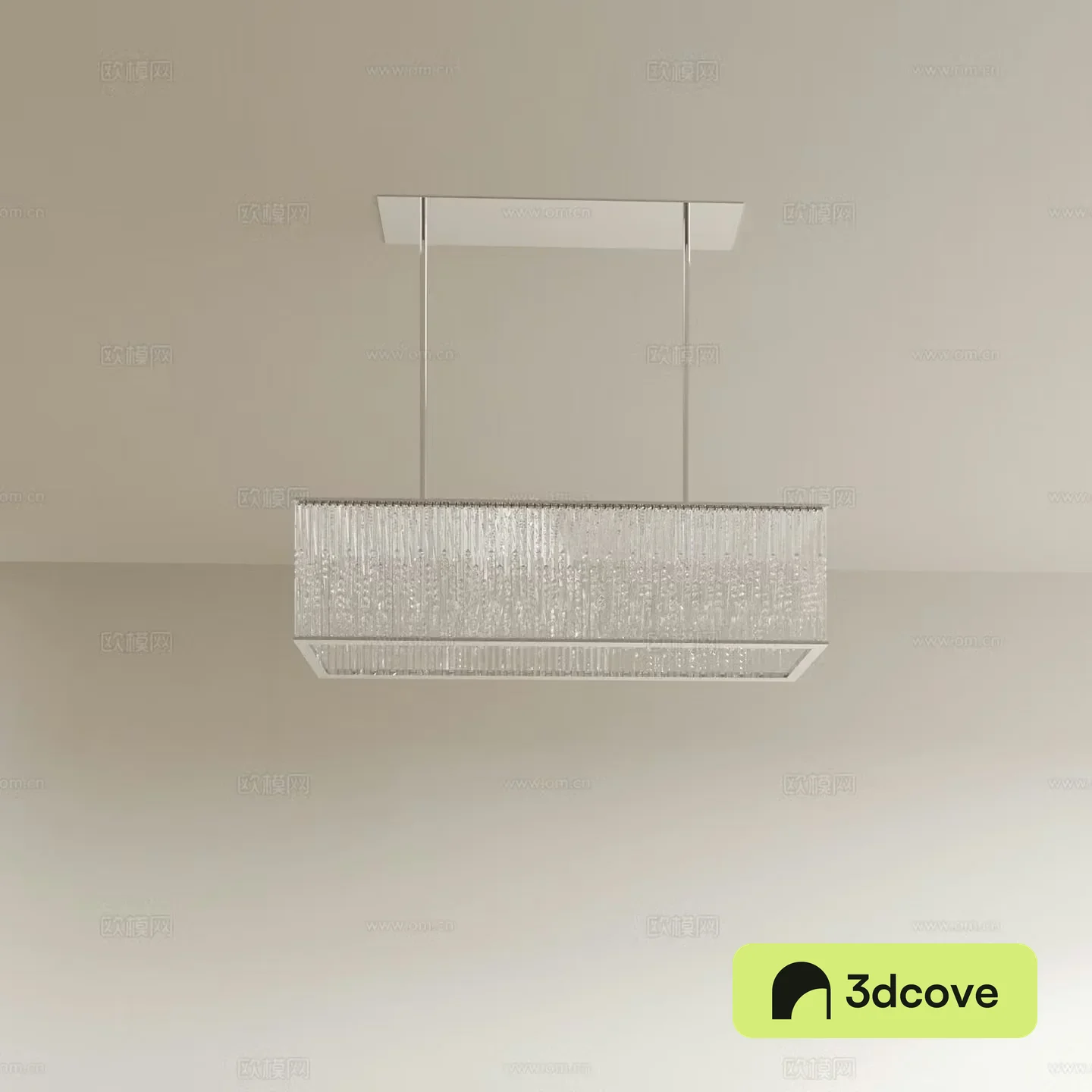 Modern crystal chandelier