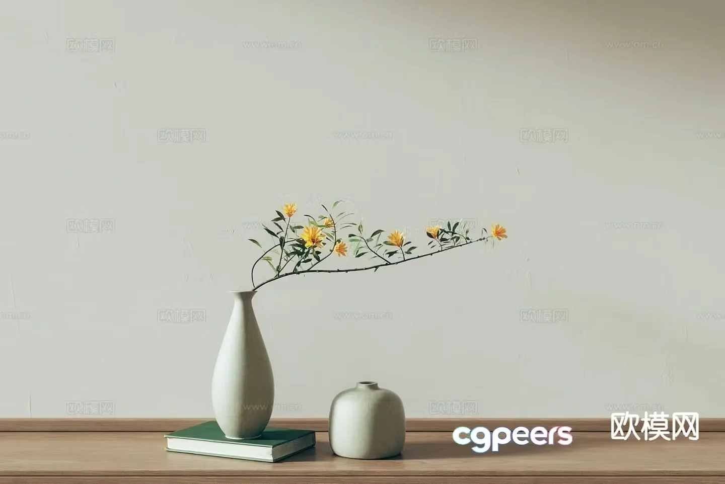 New Chinese style vase 3d model