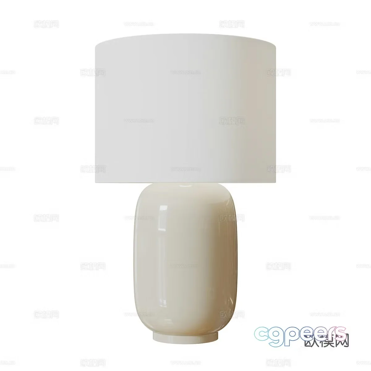 Modern Nordic decorative desk lamp 3d model