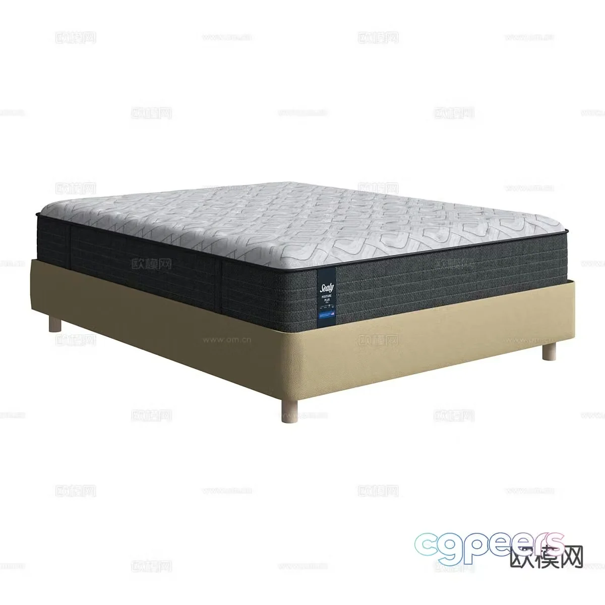 Nordic mattress 3d model