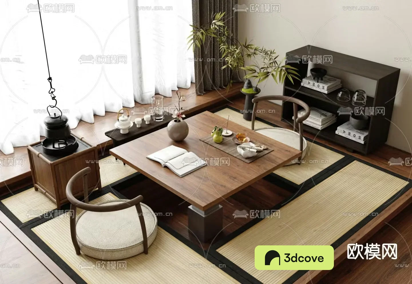 New Chinese style tea table tatami tea table