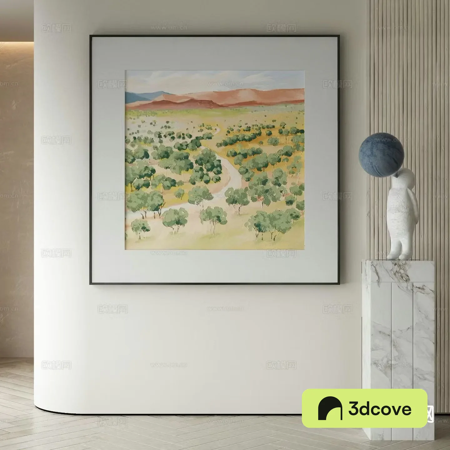 Modern oil painting landscape painting decorative painting