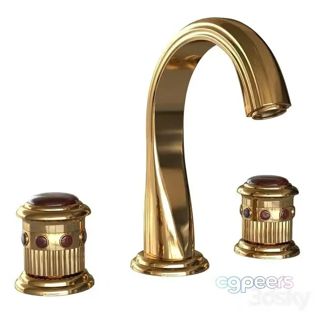3ds Max Free – Basin faucet THG Bathroom Trocadero Tiger eye