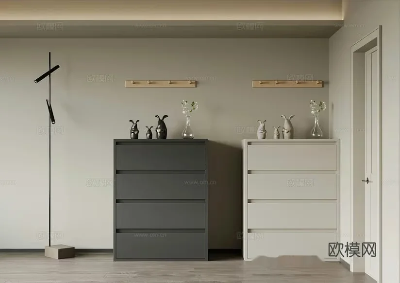Modern Minimalist Furniture 3D Model – 19091 – VRAY Render