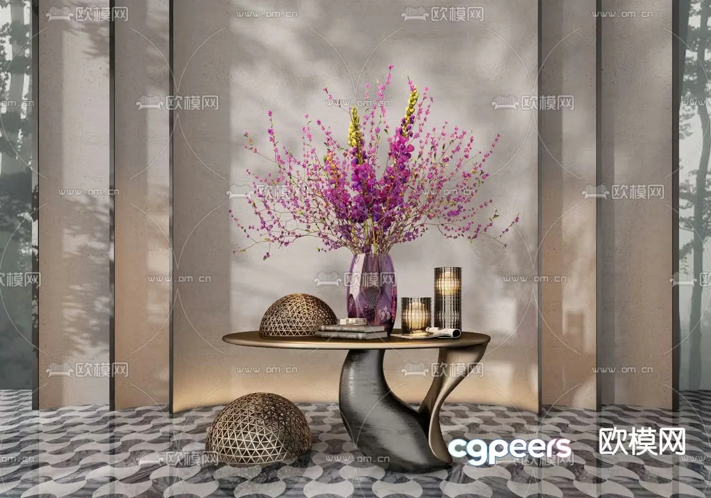 CCD Hotel end viewing platform 3D model