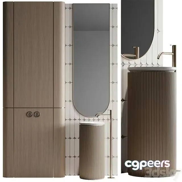 3ds Max Free – Bathroom furniture 5