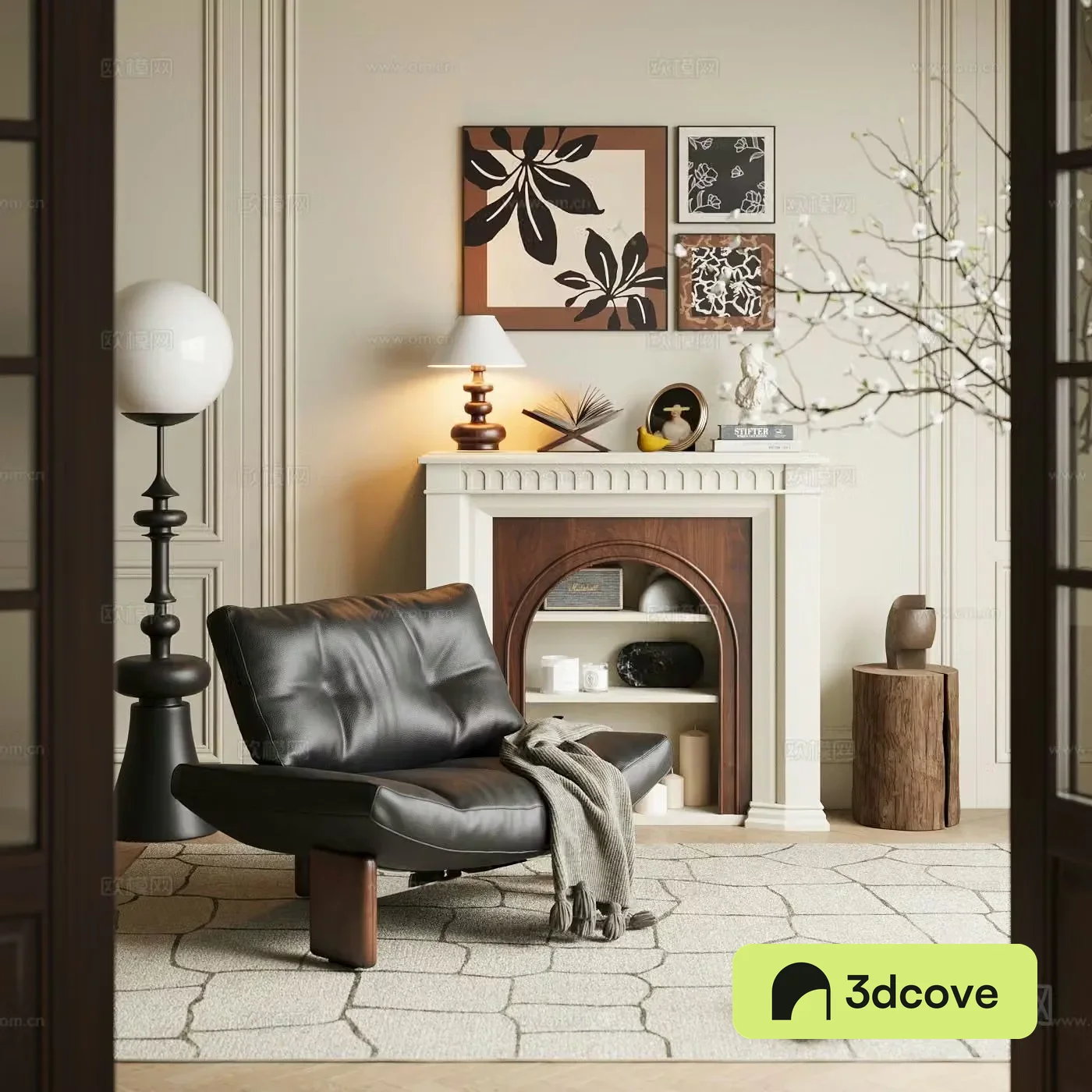Medieval style chair leisure chair