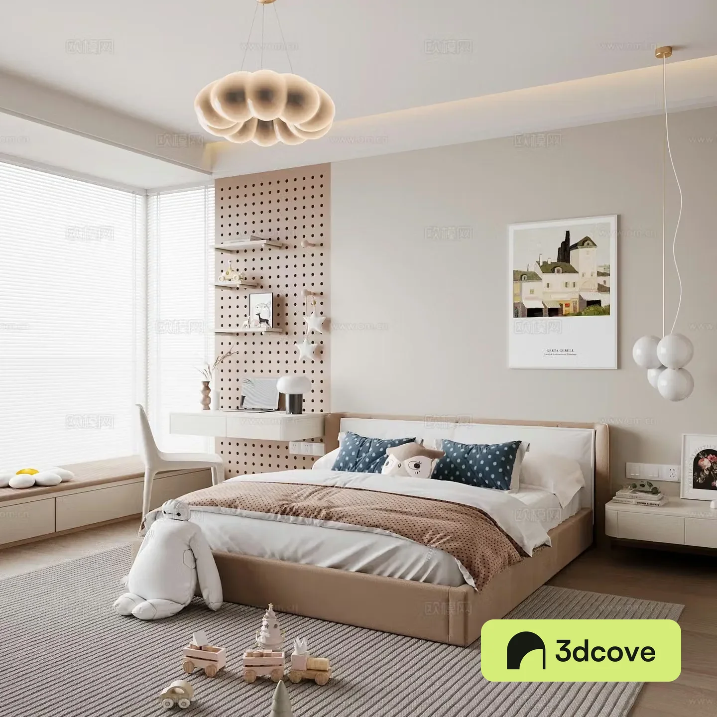 Modern children’s room boy’s room