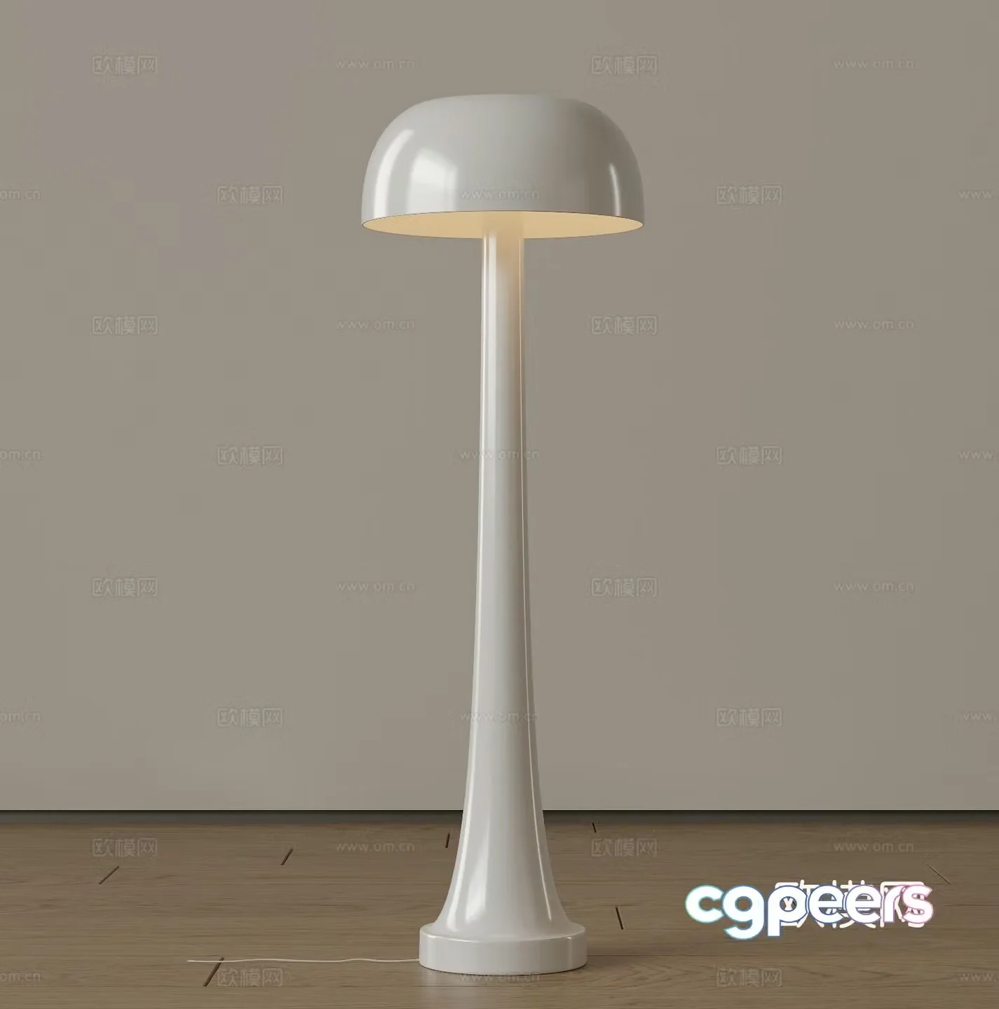 Modern medieval floor lamp Minimalist floor lamp Italian floor lamp Art floor lamp Creamy wind fall 3D model