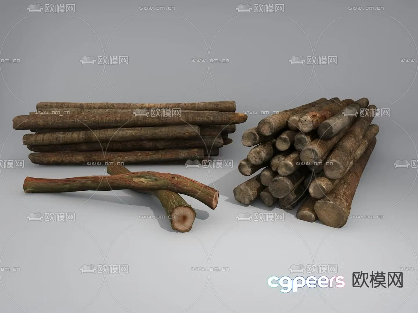 wood wood block 3d model