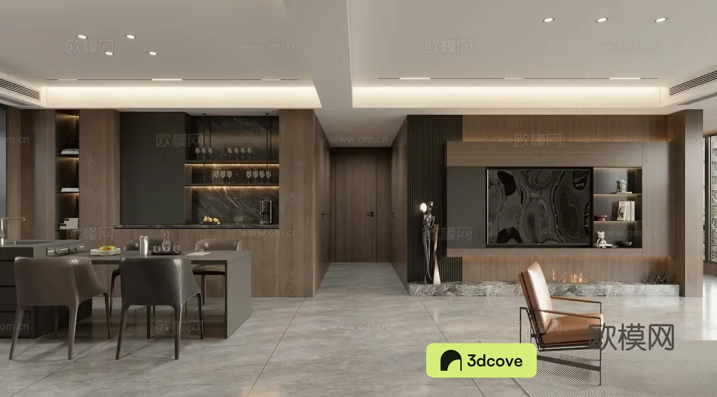 Modern Italian dining room