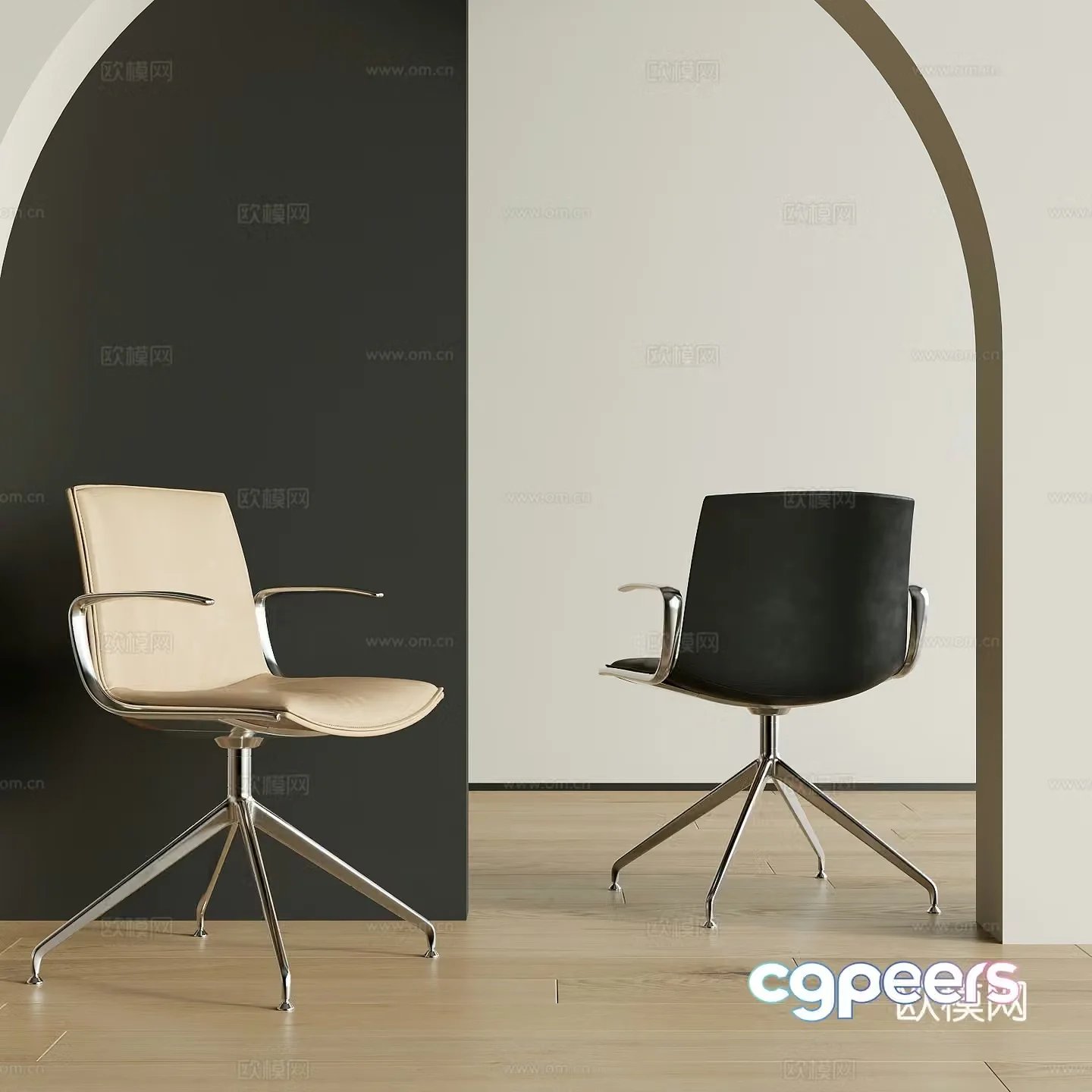 Modern office chair 3d model