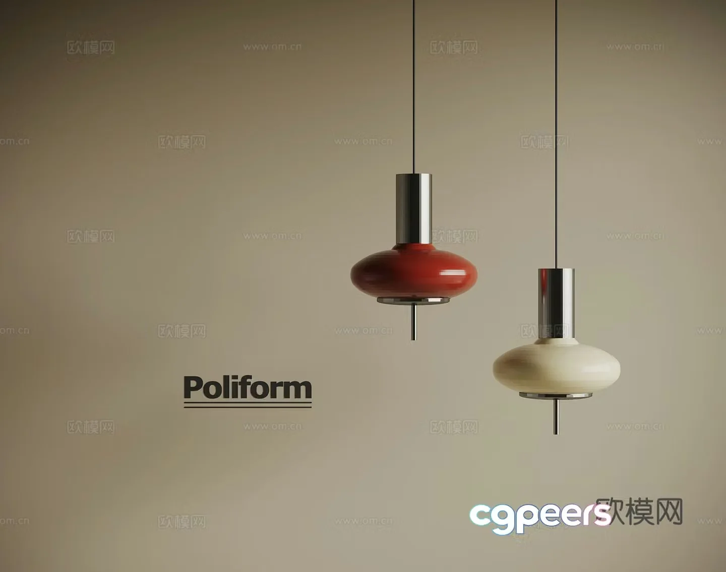 Modern Chandelier Cream Chandelier Small Chandelier 3d Model