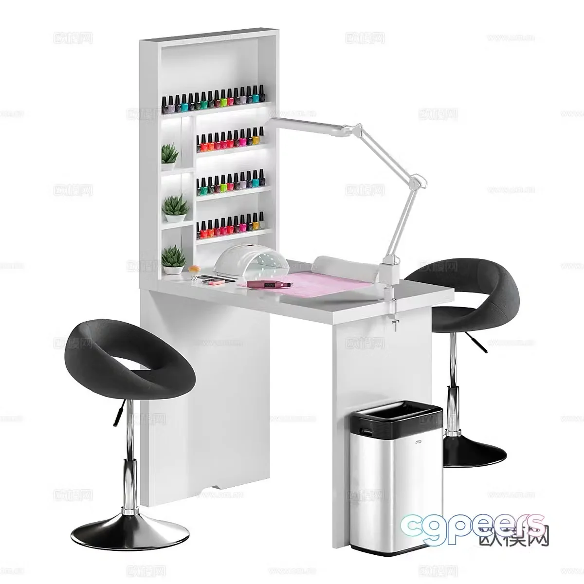 Nail Art 3D Model