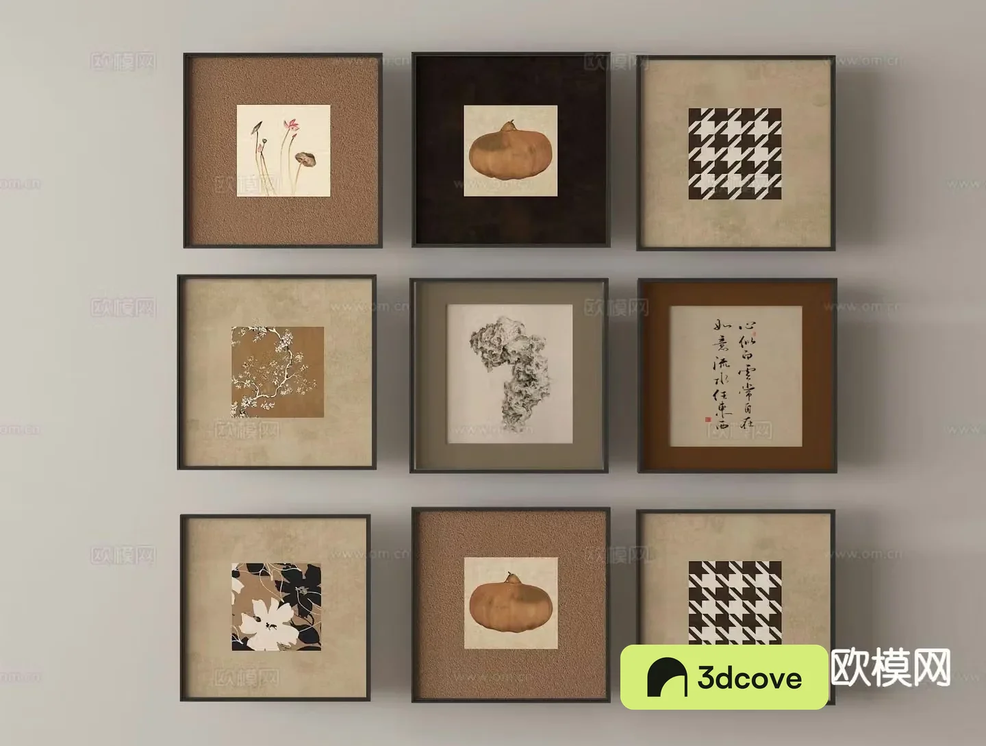 Wabi-sabi texture painting art painting decorative painting