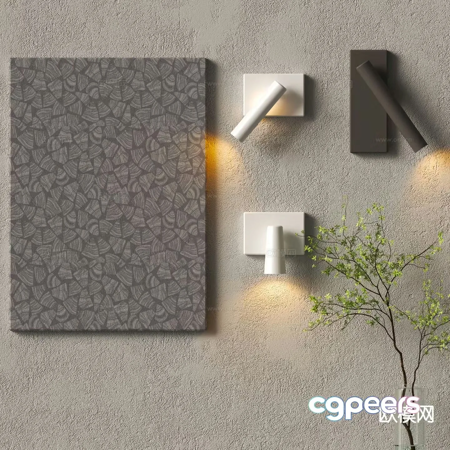 Modern wall lamp creative wall lamp personalized wall lamp 3d model