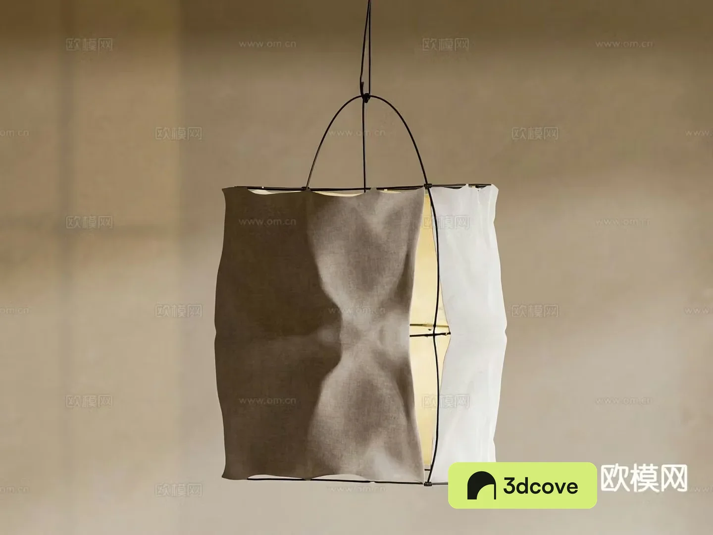 wabi-sabi chandelier lantern