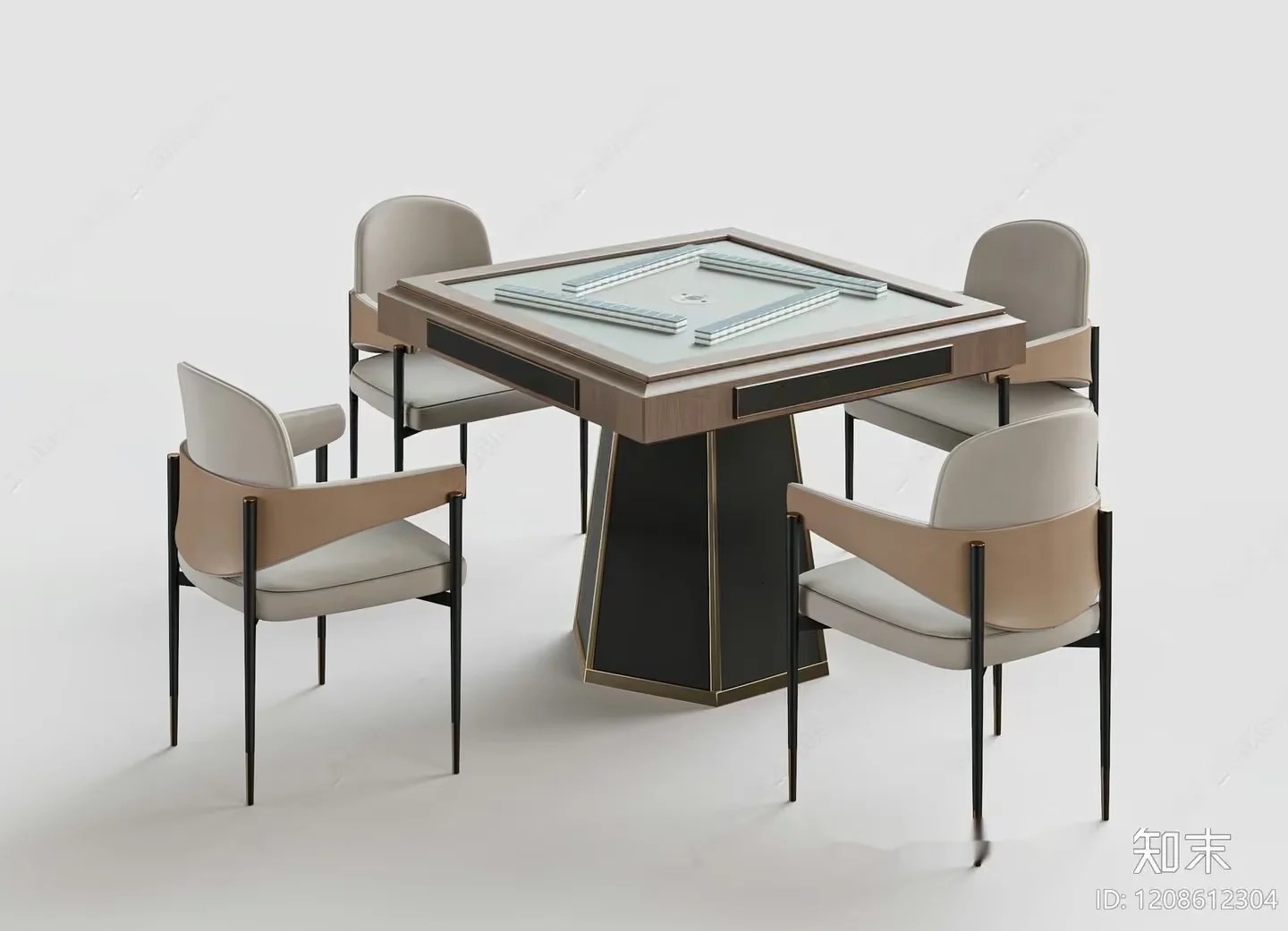 Modern Dining Table 3D Model – 21467 – VRAY Render