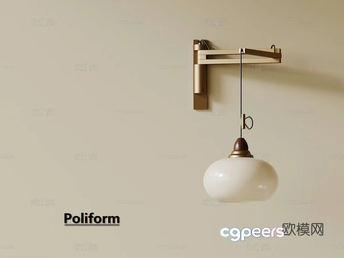 French medieval style wall lamp bedside wall lamp French medieval style chandeliers 3D model