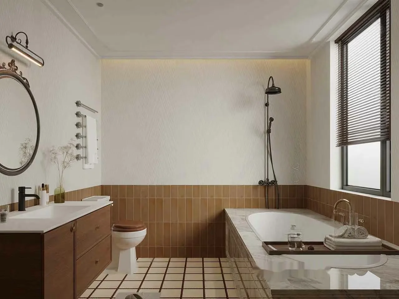 A Modern Bathroom 3D Model – 4565 – VRAY Render