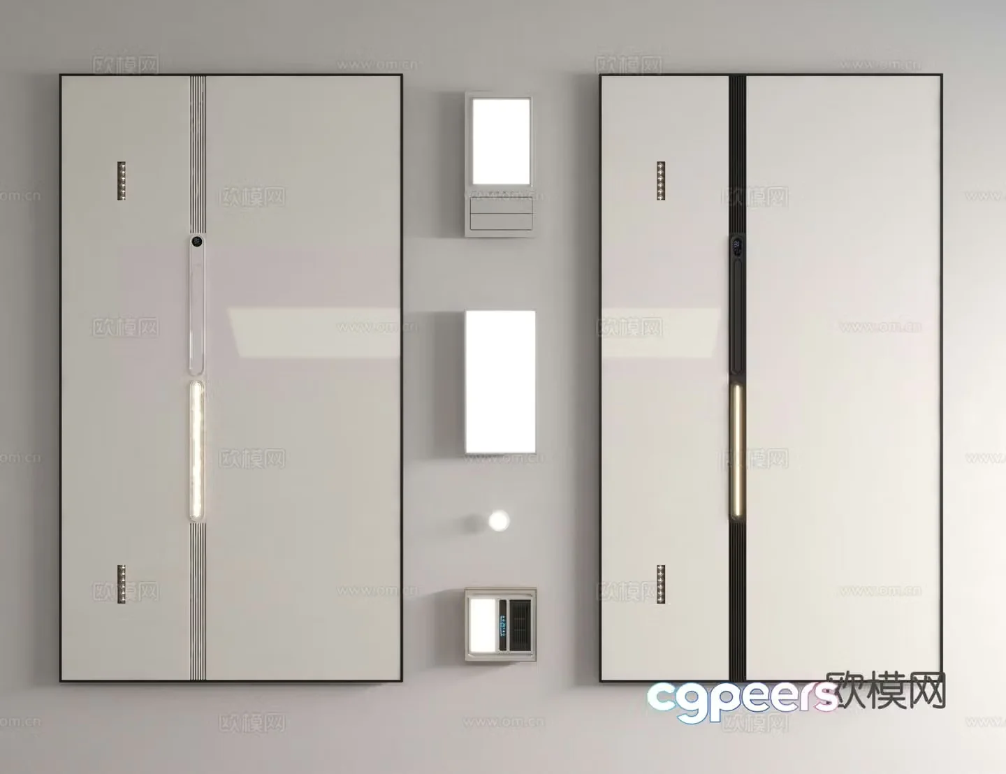 Modern ceiling 3d model