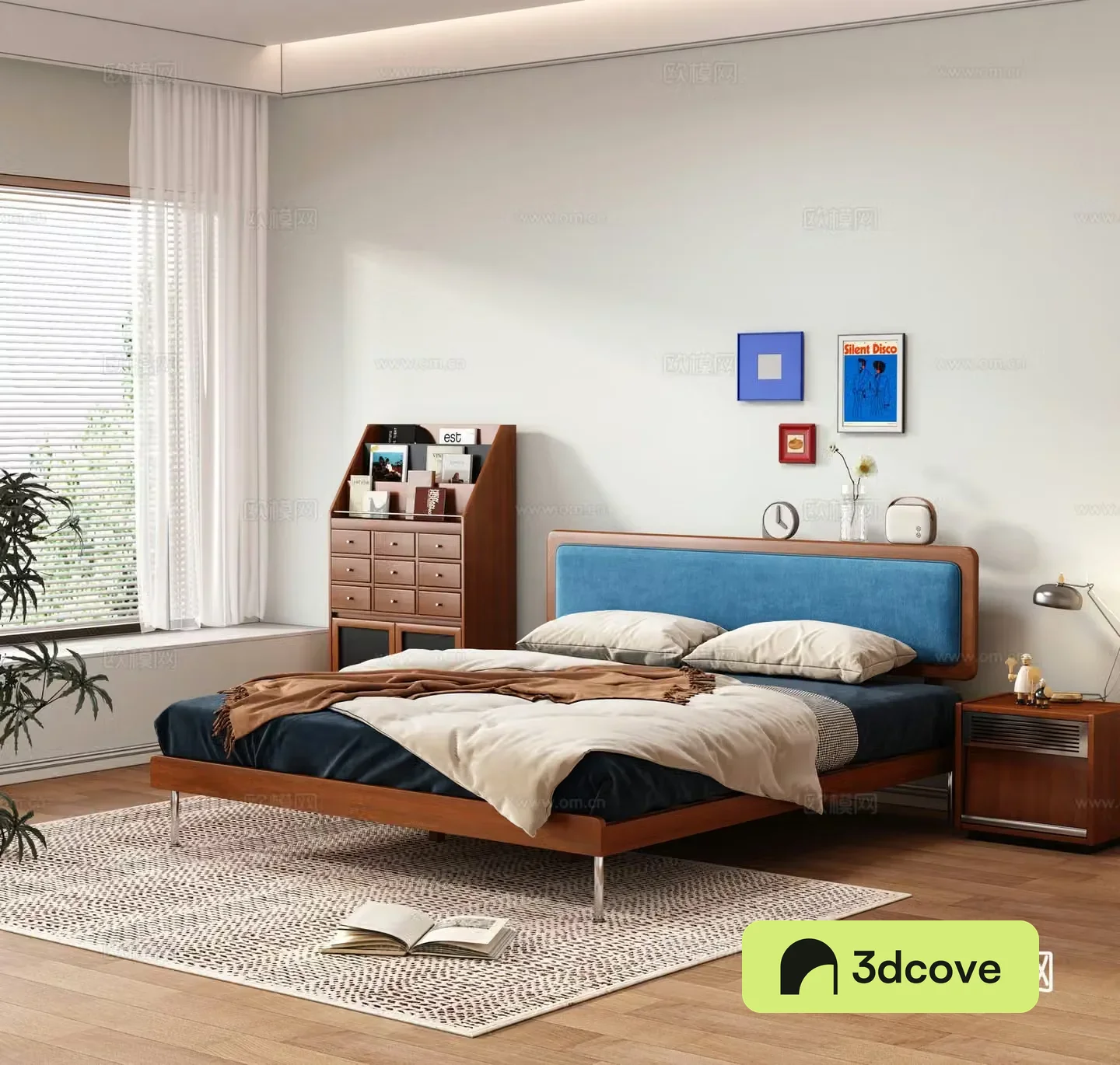 Medieval style double bed
