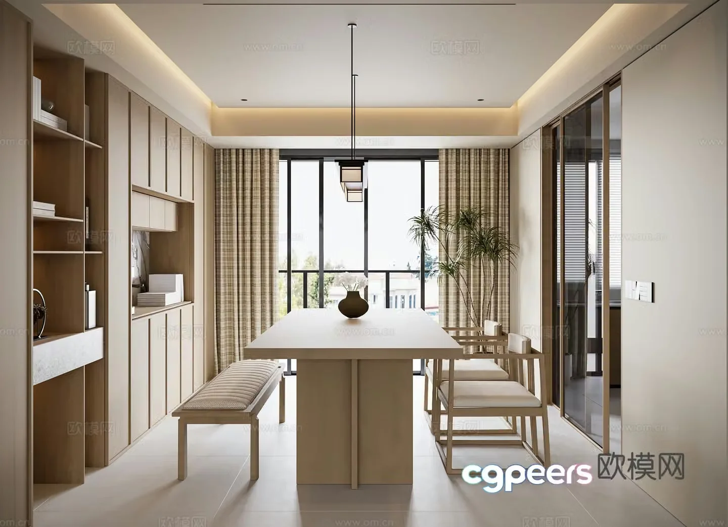 3D model of aesthetic restaurant in Song Dynasty