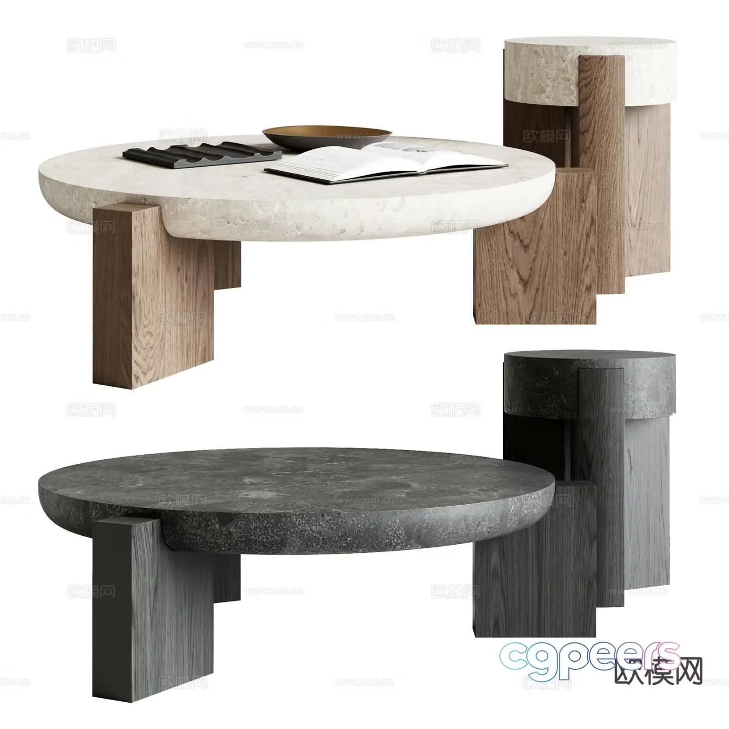 3D model of mother-in-law coffee table