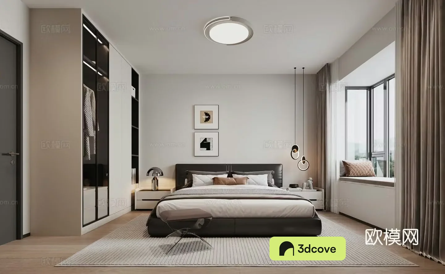 Modern bedroom