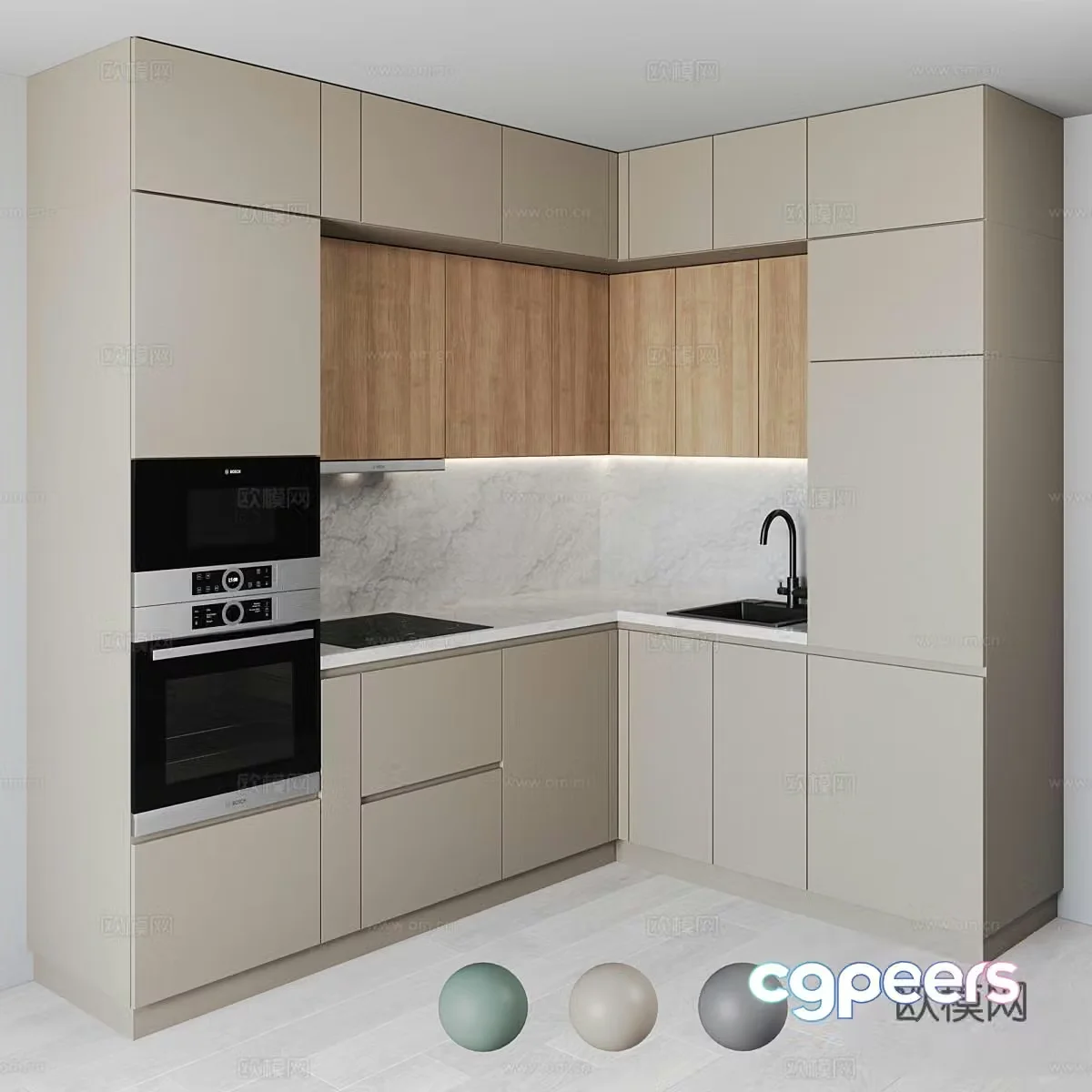 Modern cabinet 3d model