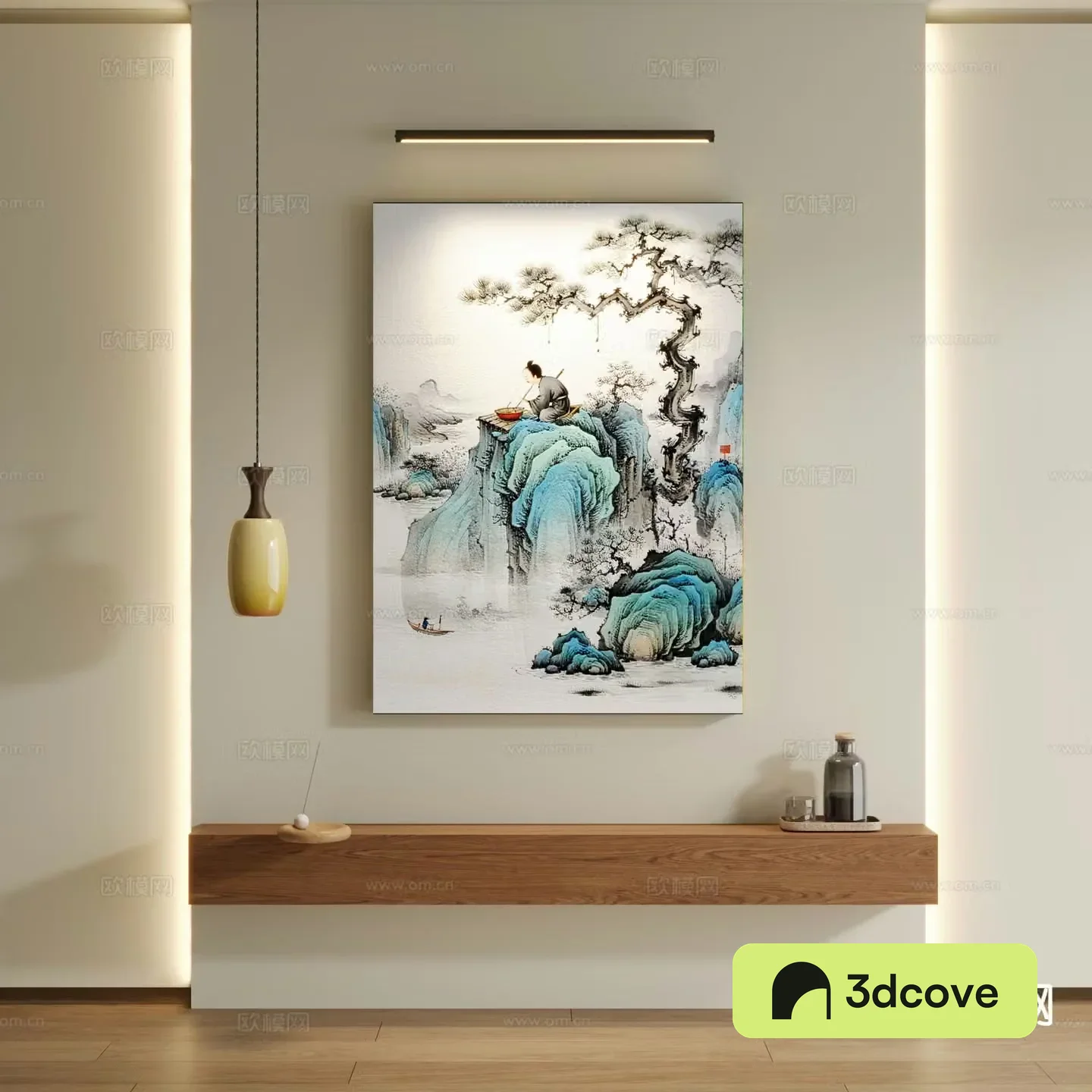Chinese landscape painting ink painting decorative painting