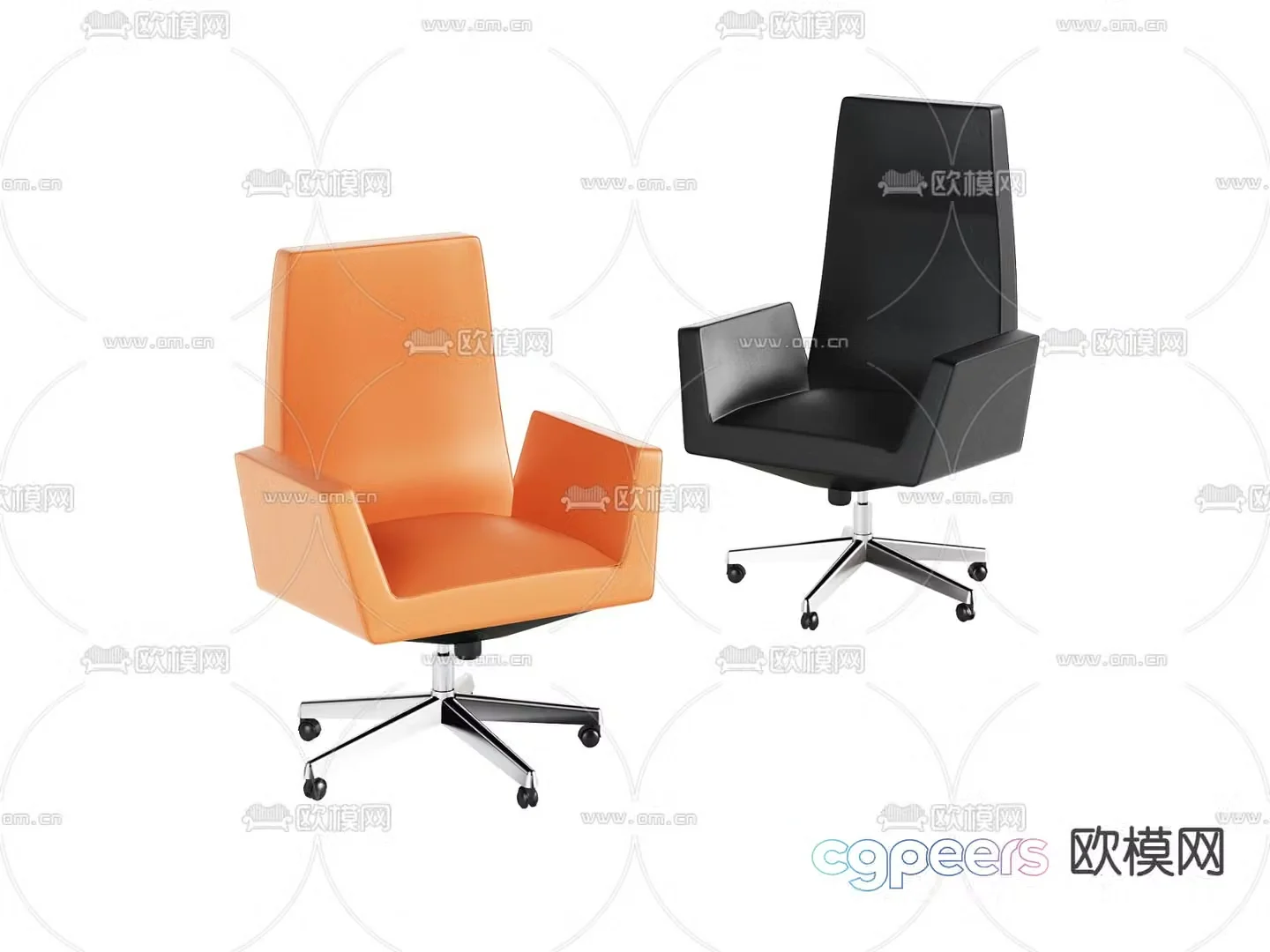 Office chair executive chair boss chair 3d model