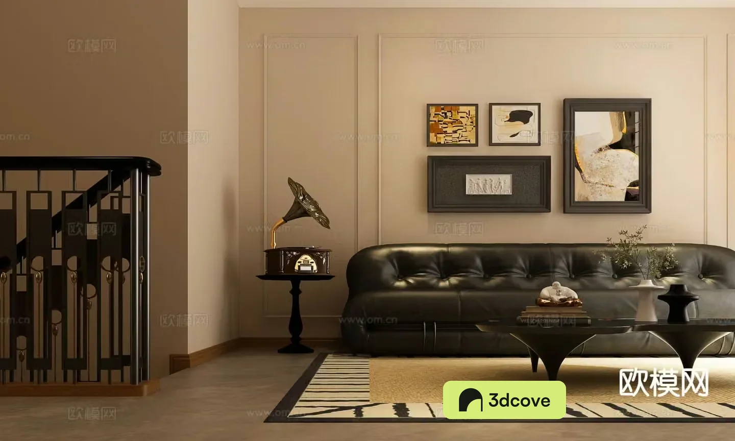 Medieval style living room