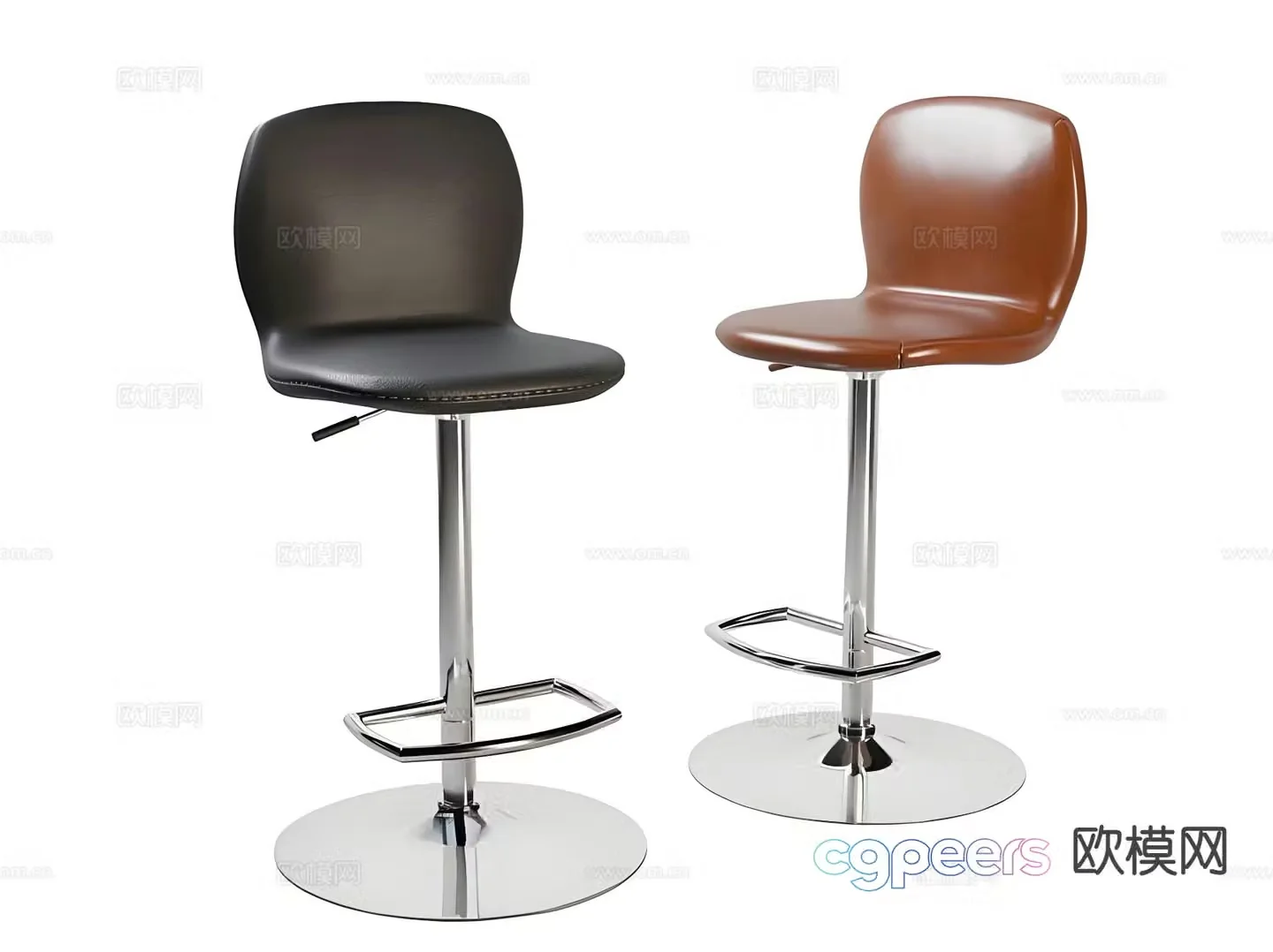 Modern bar stool bar stool bar stool 3d model