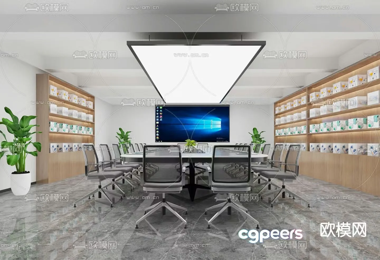 General Manager Office 3D Model