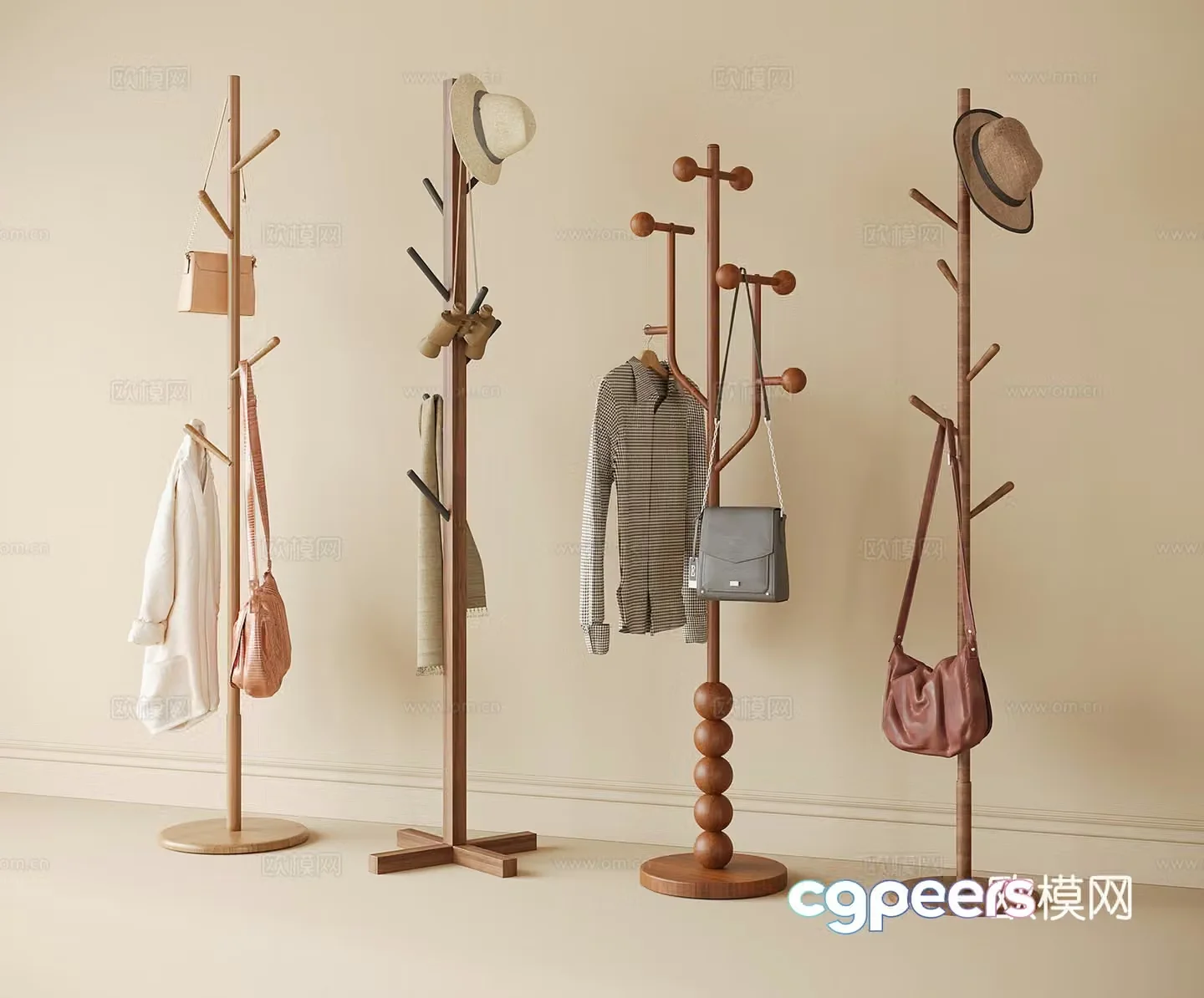 Modern floor hanger 3d model