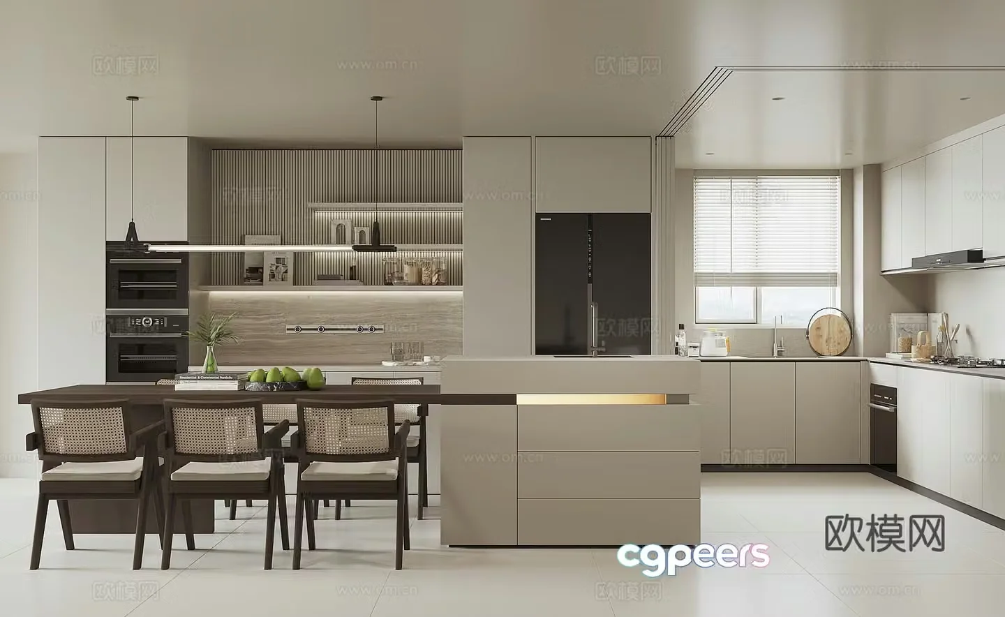 Modern Nakajima Restaurant 3D Model