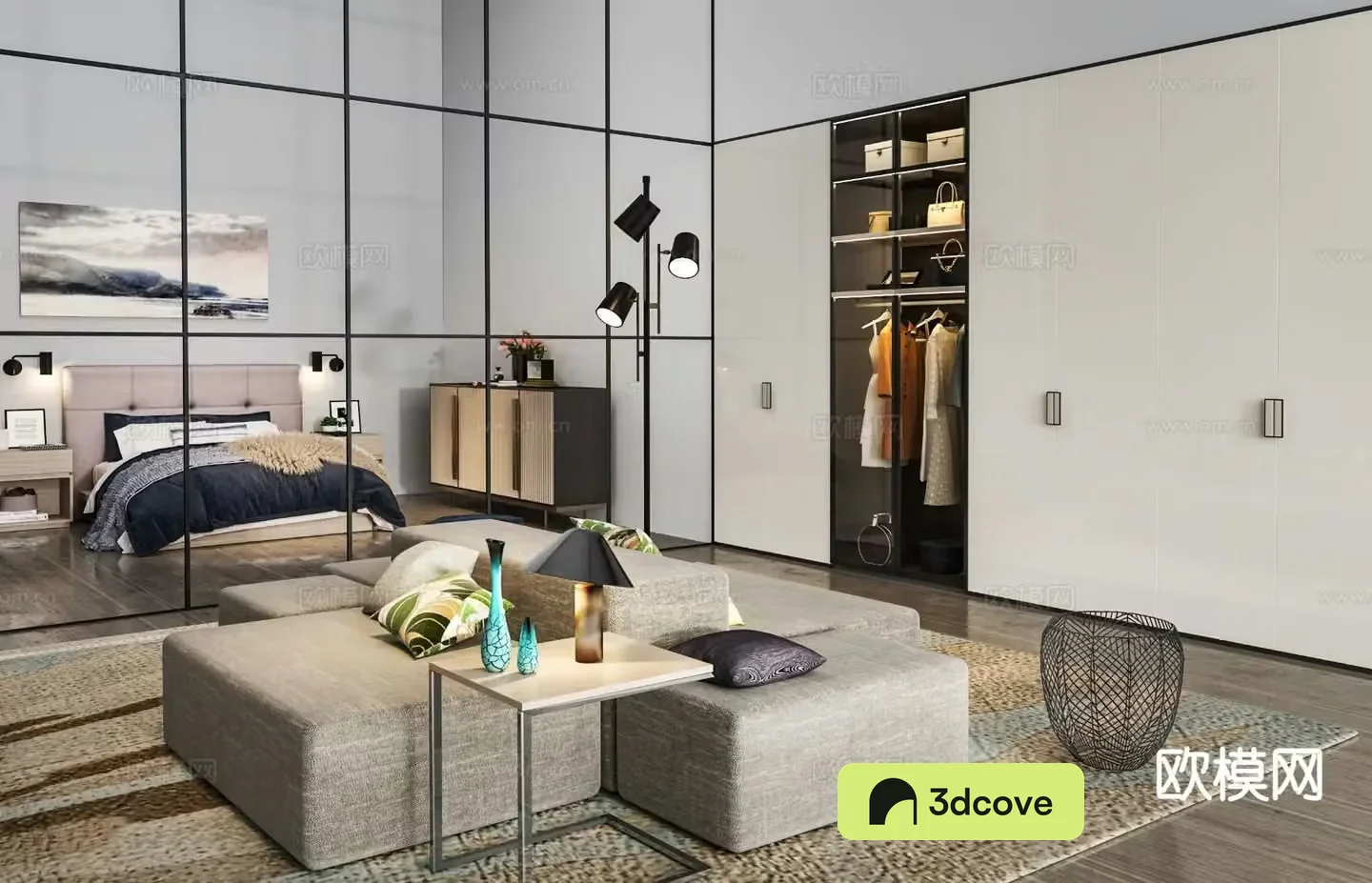 Modern cloakroom
