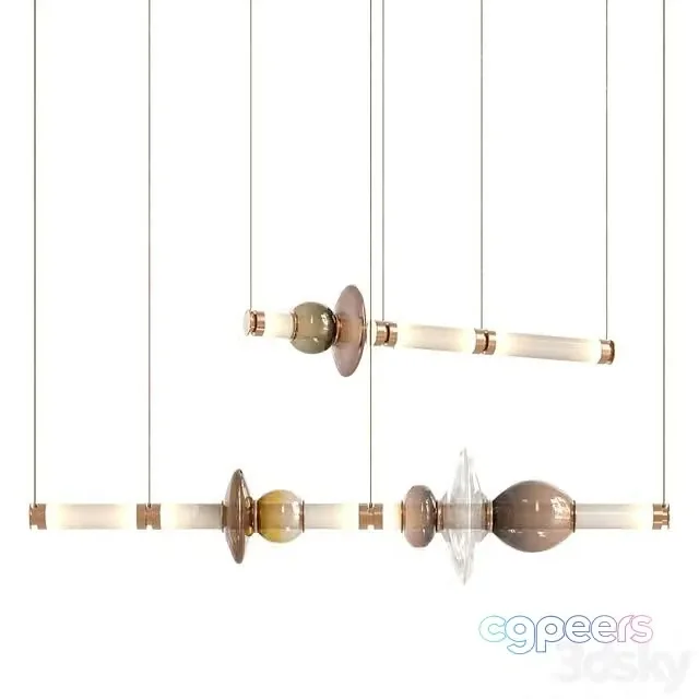 3ds Max Free – Luna Chandelier – One Tier – Large